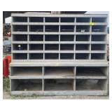 (CG) Wooden Shelf 71.75"Lx23.5"Wx59.5"H