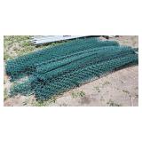 Plastic Coated Fencing 94" tall x unknown length
