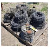 Pallet with Rolls Barbed Wire
