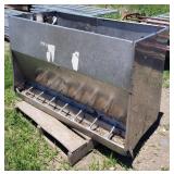 16 Hole Stainless Steel Hog Feeder 30" tall x 46"