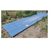 8 Blue Metal Sheets various sizes