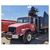 Freightliner FL80 w/Lemco Truck Crane, diesel,
