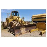 CAT 825C Compactor 171" blade starts 16455 hours