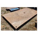 Flat slab of steel 5x10 &¾" thick
