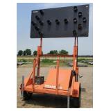 Trafcon Pull Behind Traffic Light Up Sign