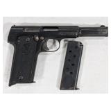 Astra Model 1921 9mm Semi Auto Pistol. Serial