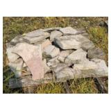 Pallet of landscaping stone