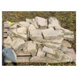 Pallet of landscaping stone