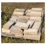Pallet of landscaping pavers