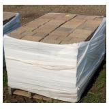 Pallet of landscape pavers