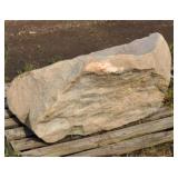 Large landscape boulder approximately 42"