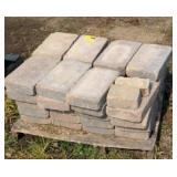 Pallet of landscaping pavers