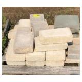 Pallet of misc. landscaping pavers