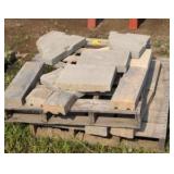 Pallet of misc. landscaping pavers