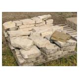 Pallet of misc. landscaping stone/wall block