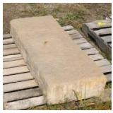 Landscaping stone step 48"