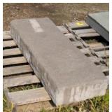 Landscaping stone step 48"