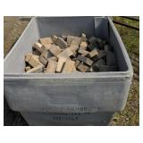 Large container of misc. landscape pavers