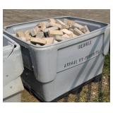 Large container of misc. landscape pavers