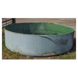 Cut off fiberglass tank/ DIY swimming pool