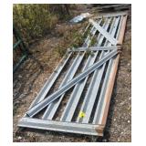 Galvanized metal gate 12