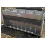 Stainless steel livestock hog feeder