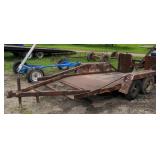 Skid steer trailer 12 foot no title