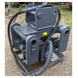 Compactor attachment for excavator 35x27"