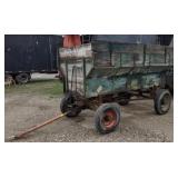 Vintage Wooden Weber grain wagon, 10.5