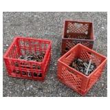 Tire chains unknown size chains *bidding per crate