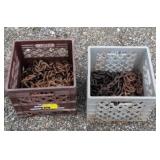 Tire chains unknown size chains *bidding per crate