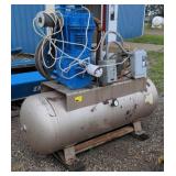 Electric Air compressor w/200 Gallon tank 10H, 2