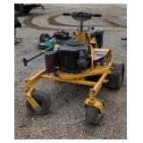 Hustler 1500 lawn tractor runs no deck