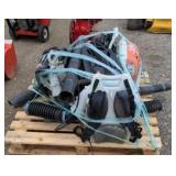 Pallet of backpack leaf blowers parts only