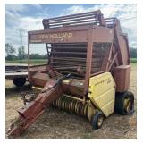 (CK) Sperry 851 baler by New Holland *flat tire