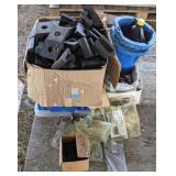 Misc items incl Bumpers, Pipe Clamps, Motor Oil,
