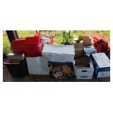 Large Mix Lot incl Offi e Supplies, Pipe