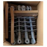 Box of electric cable adapters