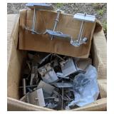 Box lot of clamps