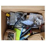 Box lot of electrical items. Cobra Wire & Cable