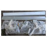 Aluminum Track Rails 29", Hex Bolts 3/8" x 2" &