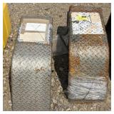 3 diamond plated fenders, 31"