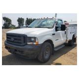 2002 Ford F350 Diesel,  dash reads 302k miles,