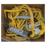 Box of Yellow Fall Protection Rope Lanyards