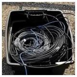 Tote of twisted sheilded pairs and cat 5 network