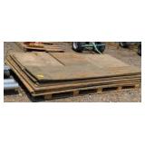 Pallet of plywood sheets 4