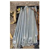 Metal fencing posts