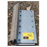 Corner plates 12"x3"x5.5 bidding on 1x11