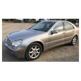 2003 Mercedes Benz C240 Four Door Sedan. Starts,