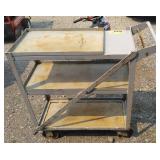 (G) Industrial Work Cart.  Thick steel